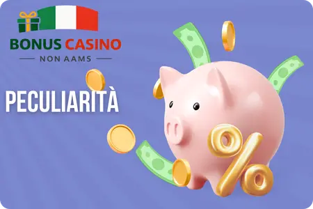 Peculiarità bonus casino senza deposito non AAMS