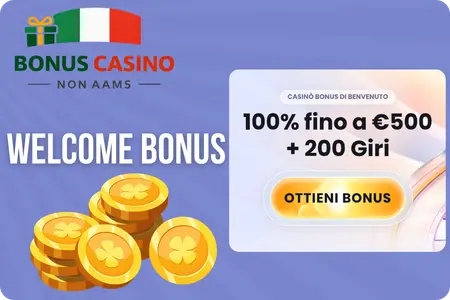 Welcome bonus 100% fino a 500€ Casinolab casino bonus